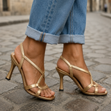 ELISABETTA GOLDEN SUMMER CHARM SANDALS