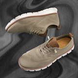 Ultracomfort Breathable Shoes: Khaki-White