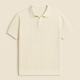 Men’s Casual Cotton Polo Shirt Vintage Style