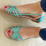 ELEONORA GOLDEN SANDALS SUMMER LIGHT
