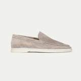 Classic Suede Loafer Light Grey