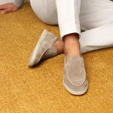 Classic Suede Loafer Light Grey