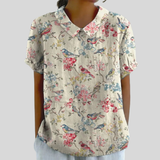 Elegant Floral Comfort Top