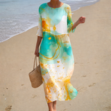 Long, airy, elegant, and comfortable dress