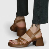 Celeste - Elegant Crossed Sandals