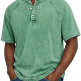 Hugo - Vintage Button T-Shirt for Men