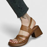 Celeste - Elegant Crossed Sandals
