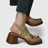 Celeste - Elegant Crossed Sandals