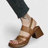 Celeste - Elegant Crossed Sandals