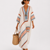 Ethnic White Amira Caftan