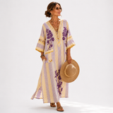 Lilac Floral Kaftan