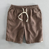 The Rowley Linen Shorts – Drawstring Shorts for Men