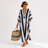 Yasmina Navy Blue Caftan