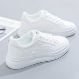 Chic white sneakers lightweight comfort