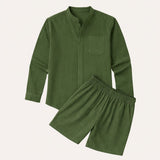 The Algrave Linen Set – Summer Co-Ord for Men