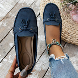 Nadine - Classic Loafers with Tassel Detail