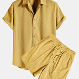 The Corsica Linen Set – Summer Shirt & Pants for Men