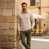 The Porto Long Sleeve Modern Cotton Shirt for Men
