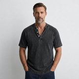Thomas - Vintage Button T-Shirt for Men