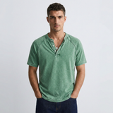 Hugo - Vintage Button T-Shirt for Men
