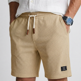 Théo - Casual Textured Knit Shorts
