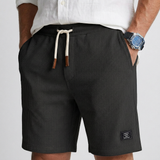 Noah - Casual Textured Knit Shorts