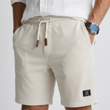 Malo - Casual Textured Knit Shorts