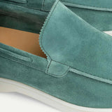 Classic Suede Loafer Apple Blue