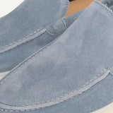 Classic Suede Loafer Baby Blue
