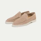 Classic Suede Loafer Beige