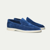 Classic Suede Loafer Berry Blue