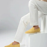 Classic Suede Loafer Citrus Yellow