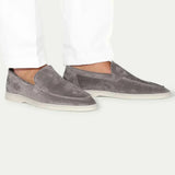 Classic Suede Loafer Grey