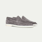Classic Suede Loafer Grey