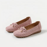 Sabine – Soft Comfort Loafers with Delicate Bow