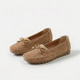 Sabine – Soft Comfort Loafers with Delicate Bow