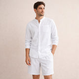 The Algrave Linen Set – Summer Co-Ord for Men