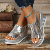 Baylie - Stylish Metallic Sandals