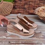 Baylie - Stylish Metallic Sandals