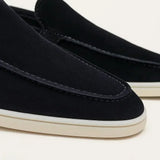 Classic Suede Loafer Navy Blue